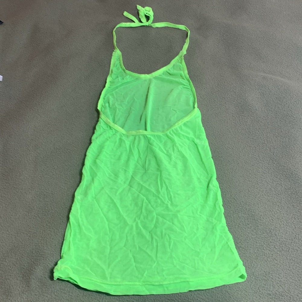 Cute green halter nighty and panty set. Never worn. No brand, no size. See pics - Picture 5 of 9